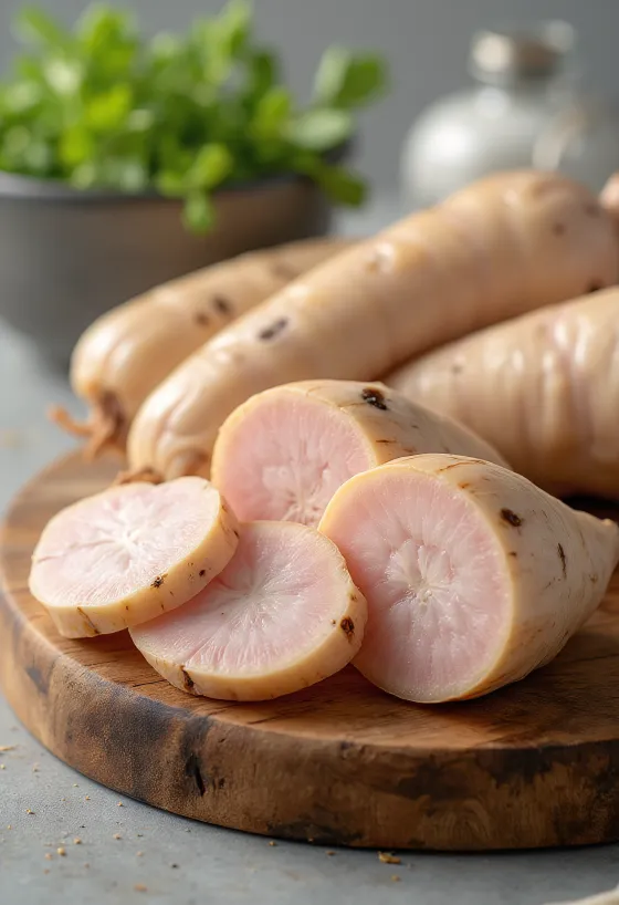 Røstet rugkorn på skjærebrett