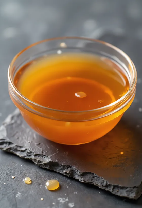 Fiskesaus i keramikkskål, med havsalt og ansjos