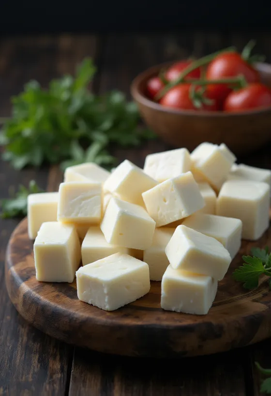 Fersk Paneer ost i skål
