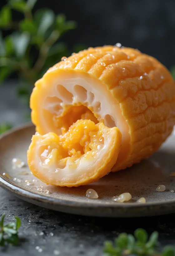 Fargerike mashua-knoller i gult og oransje.