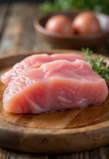 Bilde av albacore tunfiskfilet på et skjærebrett