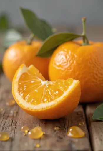 Klementinbåt, livlig oransje kjøtt og frisk tekstur