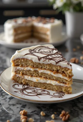 Esterházy-kake servert