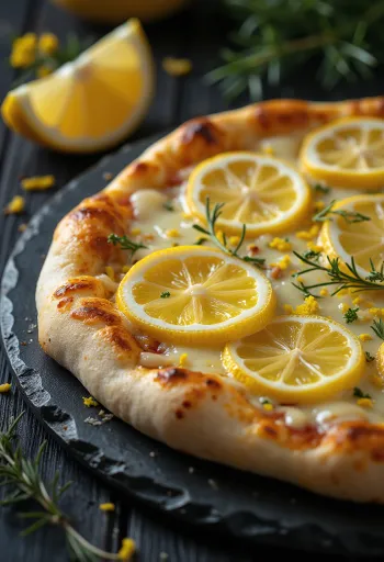 Pizza al Limone med sitronsmak