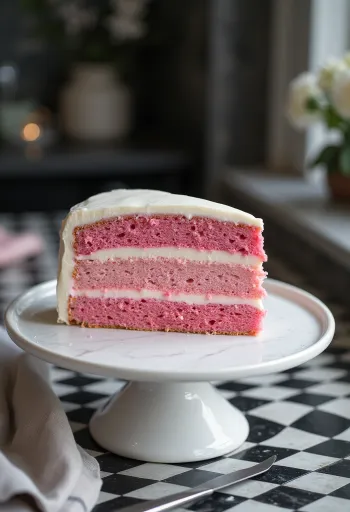 Ombre-kake med fargegraderte lag