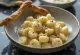 Gnocchi med gorgonzola servert