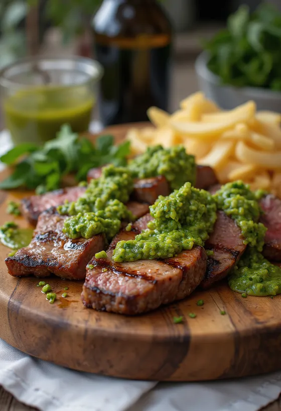 Churrasco steak servert