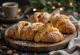 Stollen med karamell servert