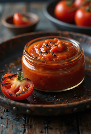 Klassisk BBQ tomatsaus servert