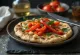 Chapati med stekt paprika, nystekt, servert