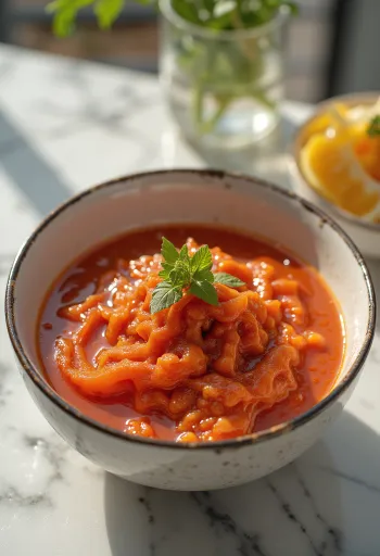 Gochujang-saus servert