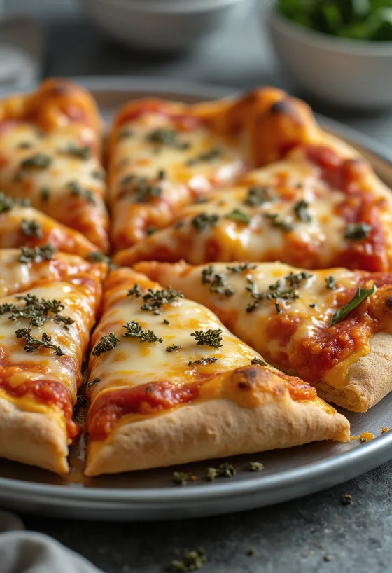 St. Louis Style Pizza med tynn bunn og Provel-ost
