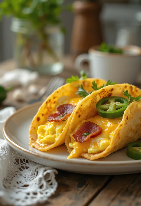 Frokost-taco servert