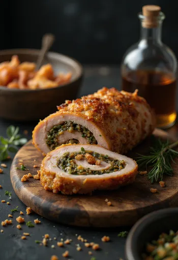 Sardinsk Porchetta, italiensk tradisjonelt svinekjøtt med sprø svor