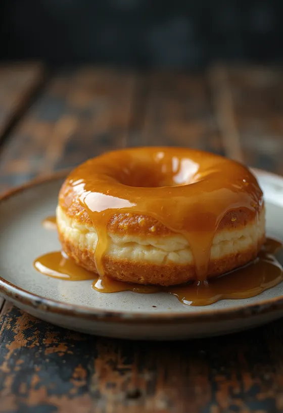 Maple Doughnut servert med lønnesirupglasur
