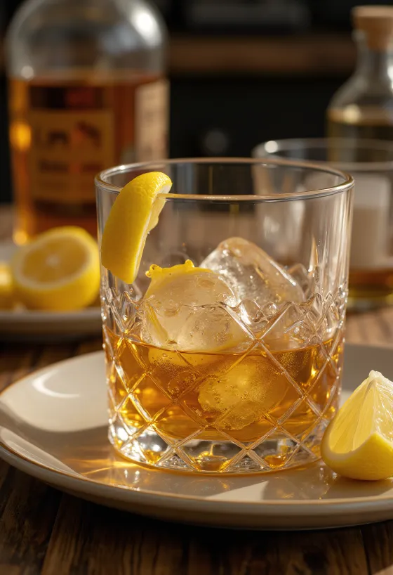 Honningwhiskey i glass