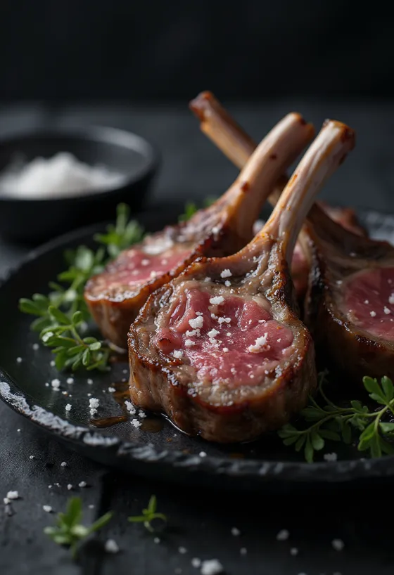 Grillet lammecarré med rosmarin