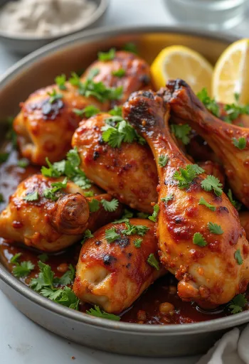 Tandoori kylling servert med naanbrød og salat