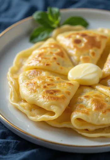 Crespelle italiensk pannekake servert