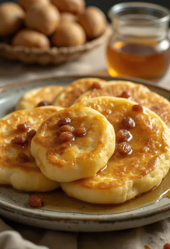 Chebab Emiratisk pannekake servert