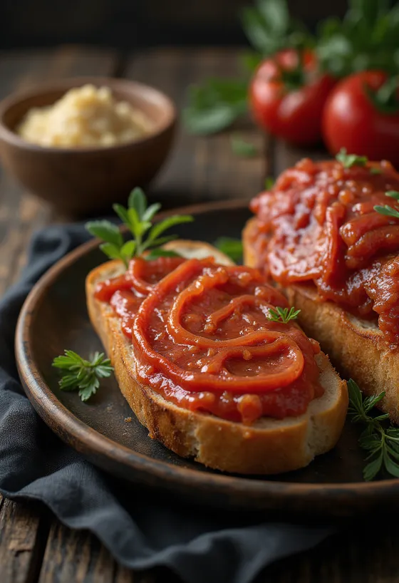 Sobrassada-pølse skåret i skiver