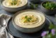 Kremet kålsuppe servert