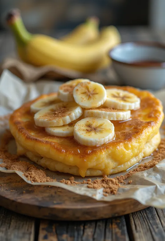 Martabak manis med banan
