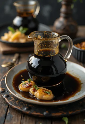 Honning- og balsamicosaus