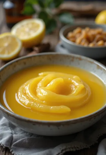 Honning- og sitronsaus
