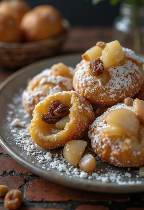 Oliebollen servert