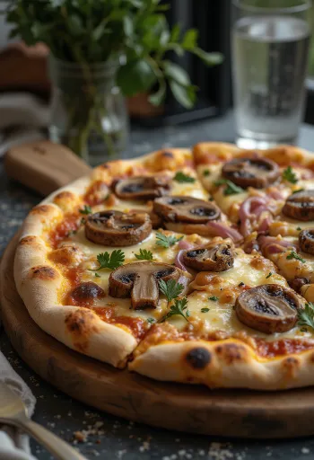 Sibirsk pizza med viltkjøtt