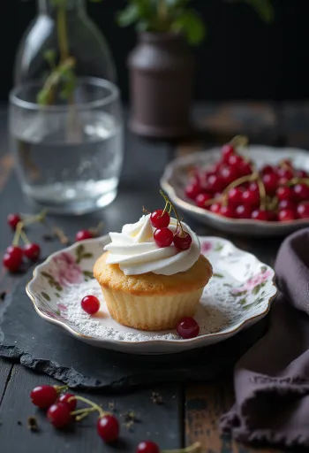 Rips-cupcakes servert