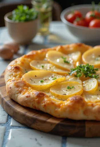 Sveitsisk pizza med raclette-ost