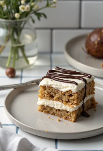 Sukkerfri kastanjekake med mascarponekrem og mørk sjokolade