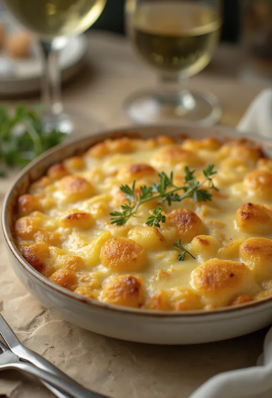 Bacalhau com natas portugisisk torskegrateng