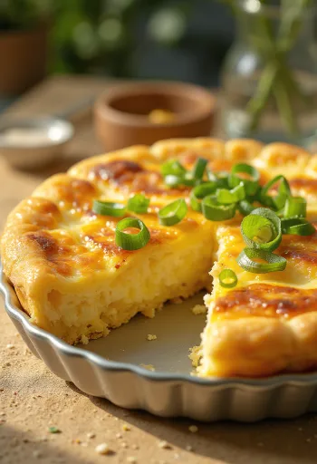 Tamagoyaki-pai, servert med eggefyll og frisk persille