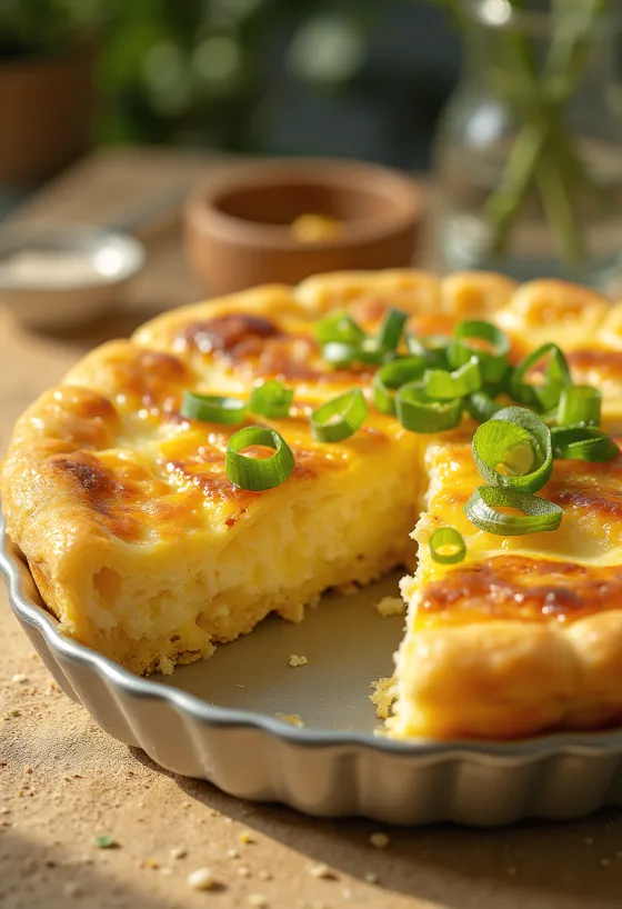 Tamagoyaki-pai, servert med eggefyll og frisk persille