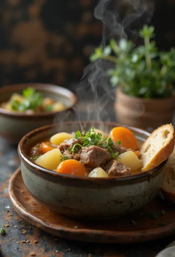 Irish Stew, tradisjonell irsk lammerett med grønnsaker