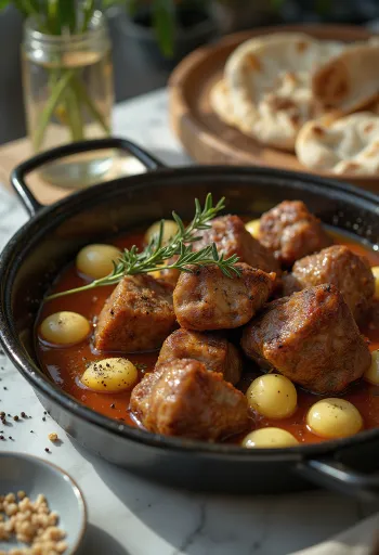 Tandır Kebab med langtidsstekt lammekjøtt