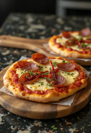 Diavola-pizza med gorgonzola og chili
