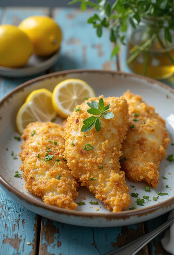 Tilapia i ingefærpanering, sprø og delikat