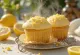 Sitron-cupcake servert