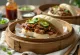 Bao buns med BBQ-oksekjøtt servert