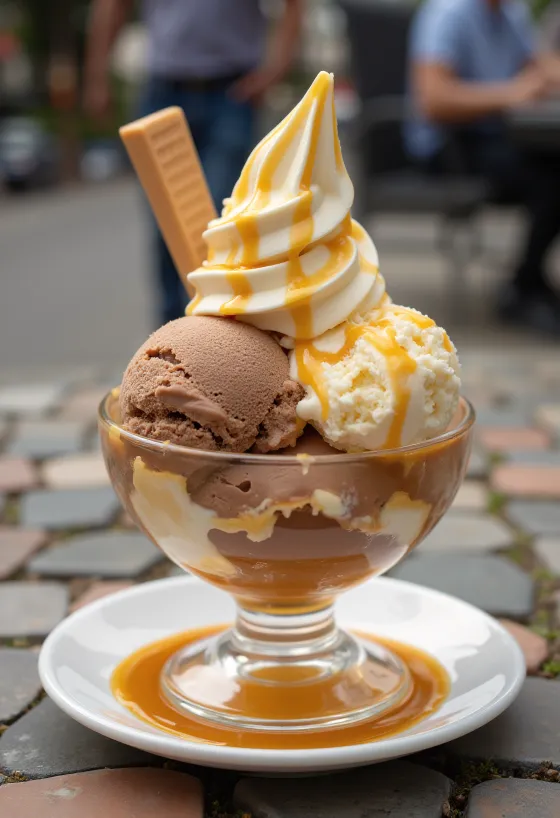 Baskin-Robbins Gold Medal Ribbon is servert