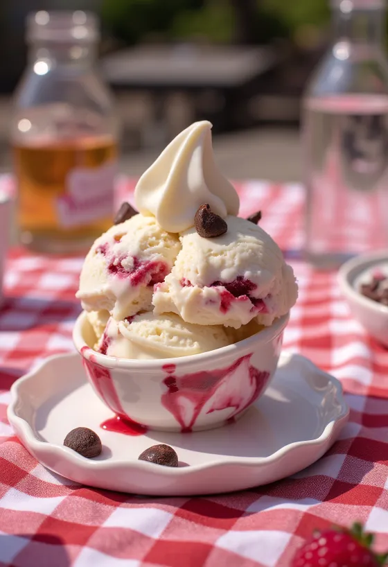 Baskin-Robbins Love Potion is servert
