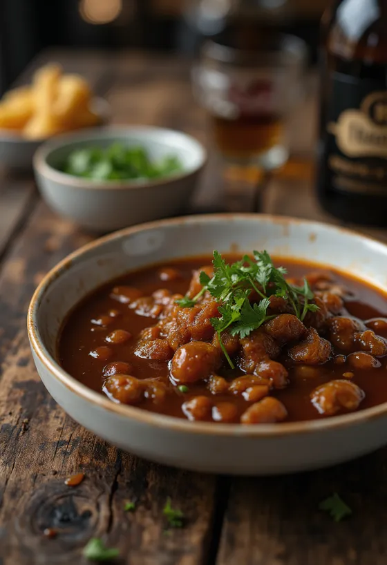 Sterk tamarindsaus servert med grillet kjøtt