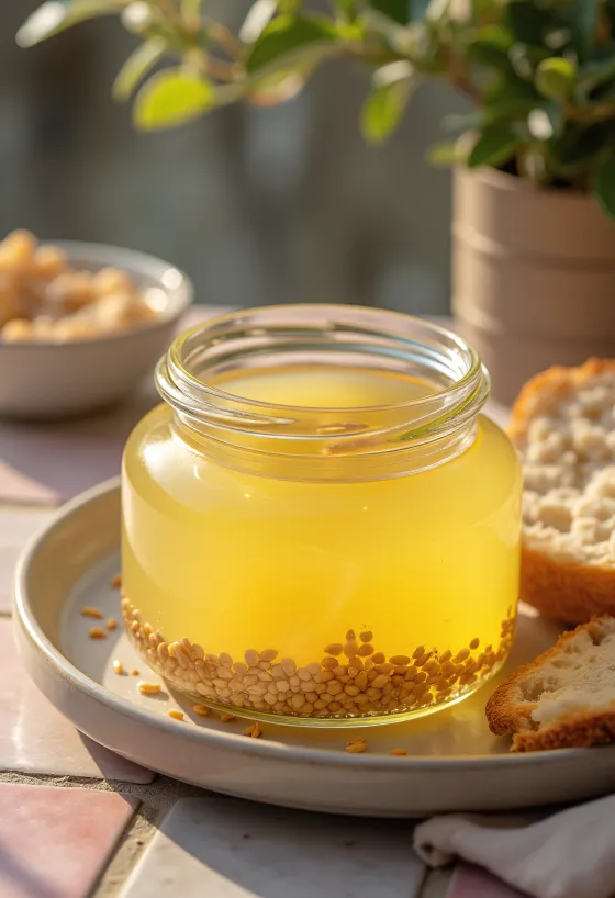 Sesam-ghee, nylaget