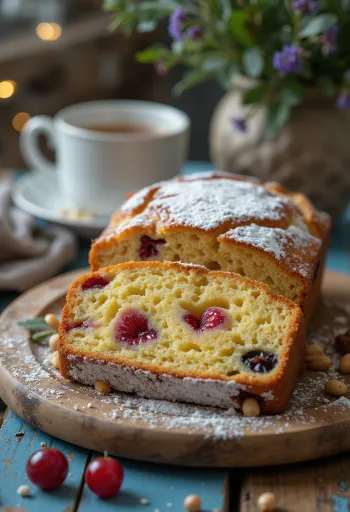 Julefruktkake med tørket frukt og nøtter