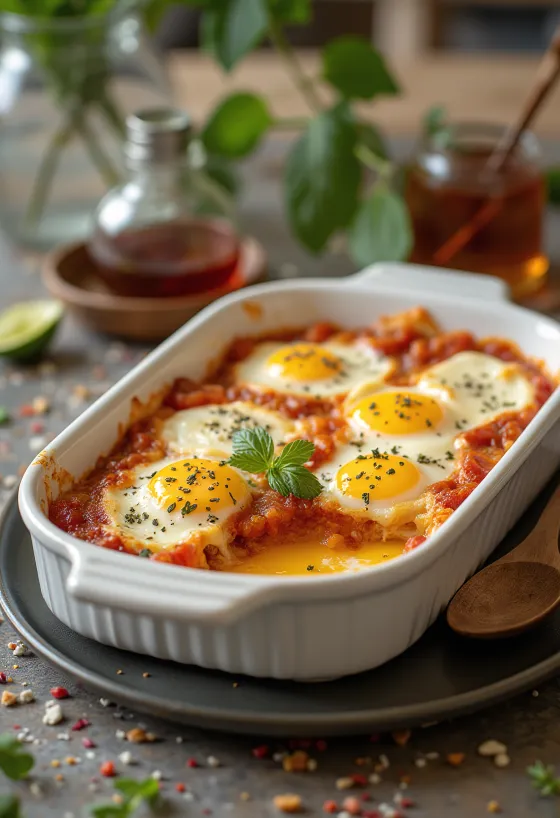 Saftig auberginegrateng lagt lagvis med kjøttdeig og ost, stekt gyllenbrun.