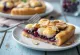 Bakewell tart terte stykke med syltetøy